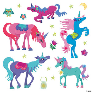 Sticker Tote: Magical Unicorns
