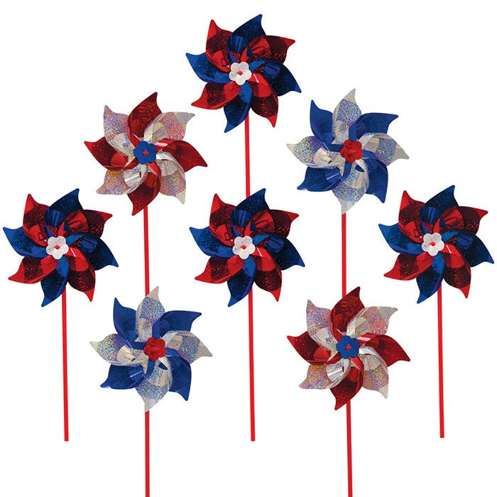 Mylar Pinwheel - Patriotic