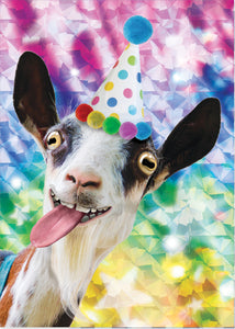Hoping Your Birthday Is The G.O.A.T. Card