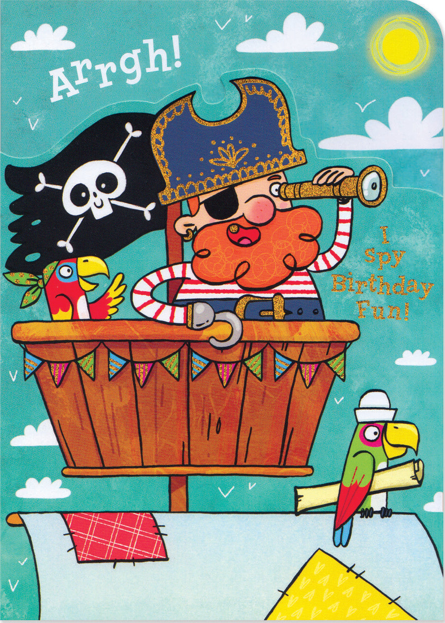 Tri-Fold Pirate Card