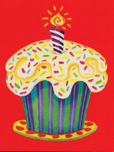 Confetti Cupcake Enclosure Card