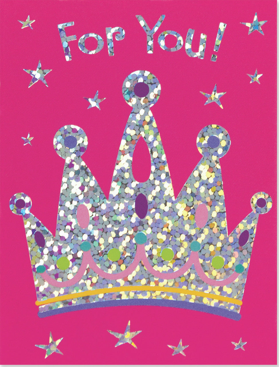 Pink Crown Enclosure Card