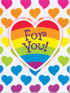 Hearts Enclosure Card