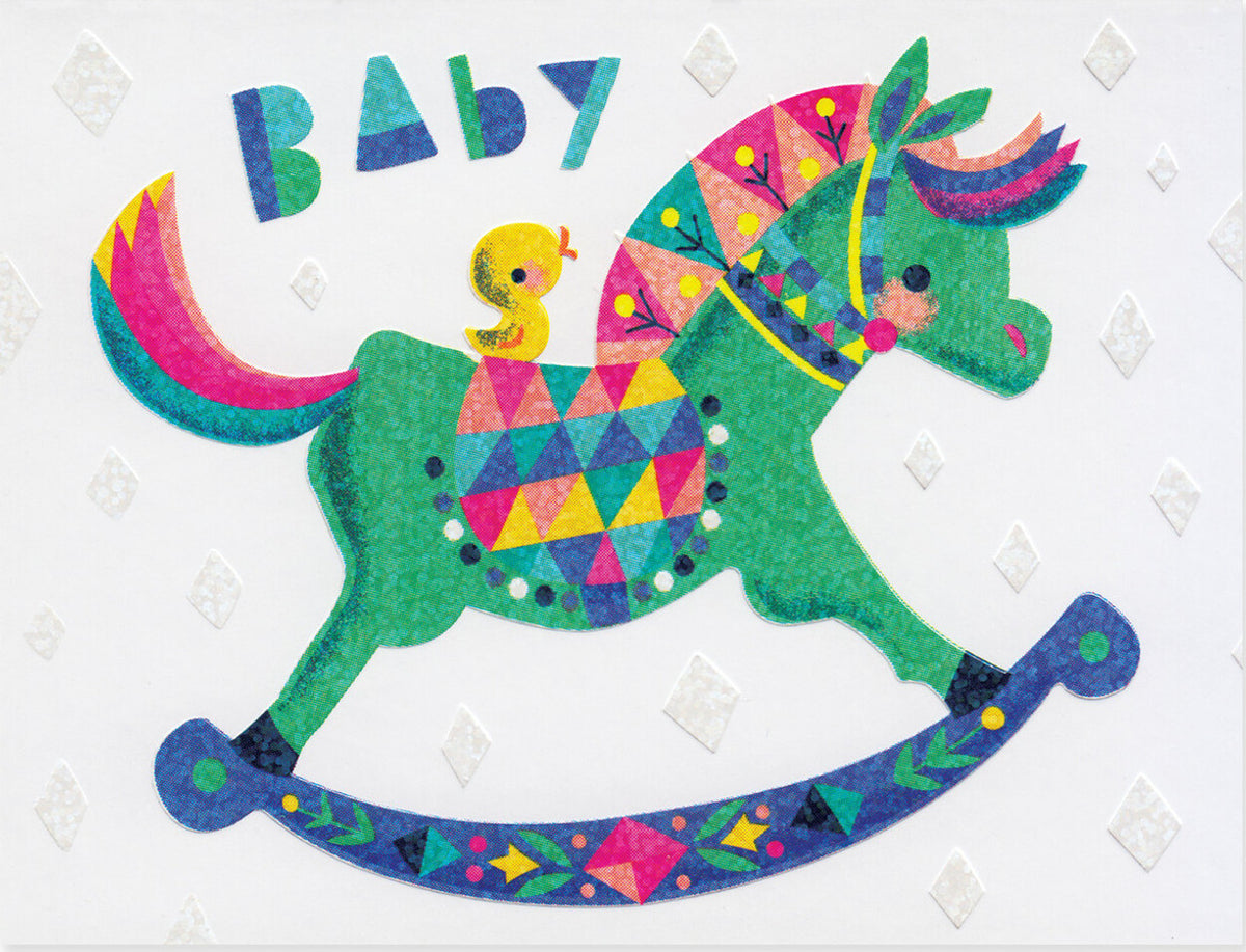 Rocking Horse Enclosure Card