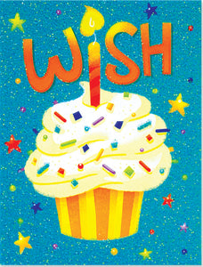 Cupcake Wish Enclosure Card