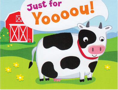 Moo Cow Enclosure Card