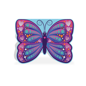 Foil Butterflies Enclosure Card