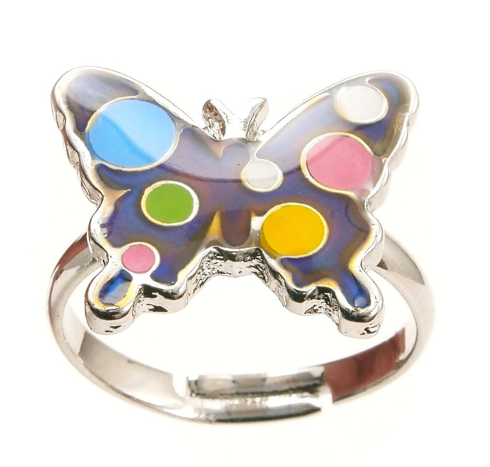 Butterflies & Bands Mood Ring