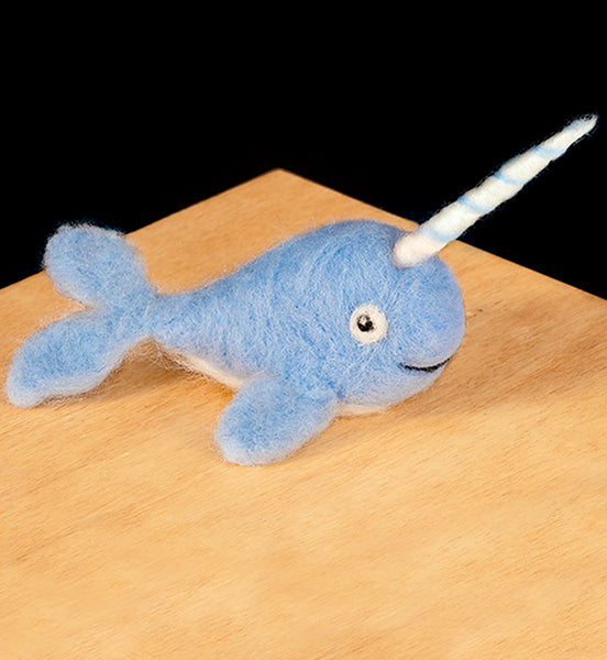 Needle Felting Kit - Narwhal