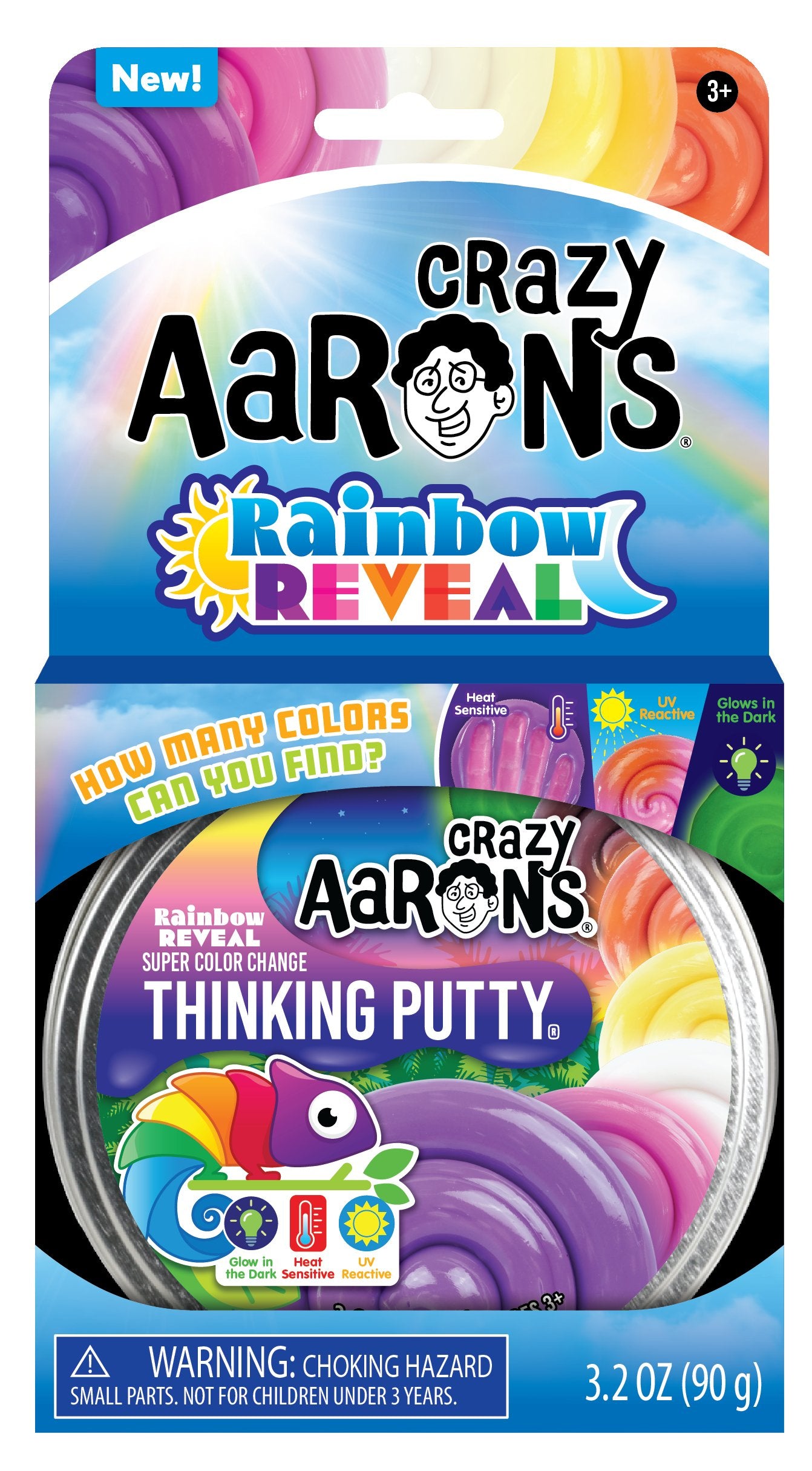 4" Thinking Putty - Rainbow Reveal