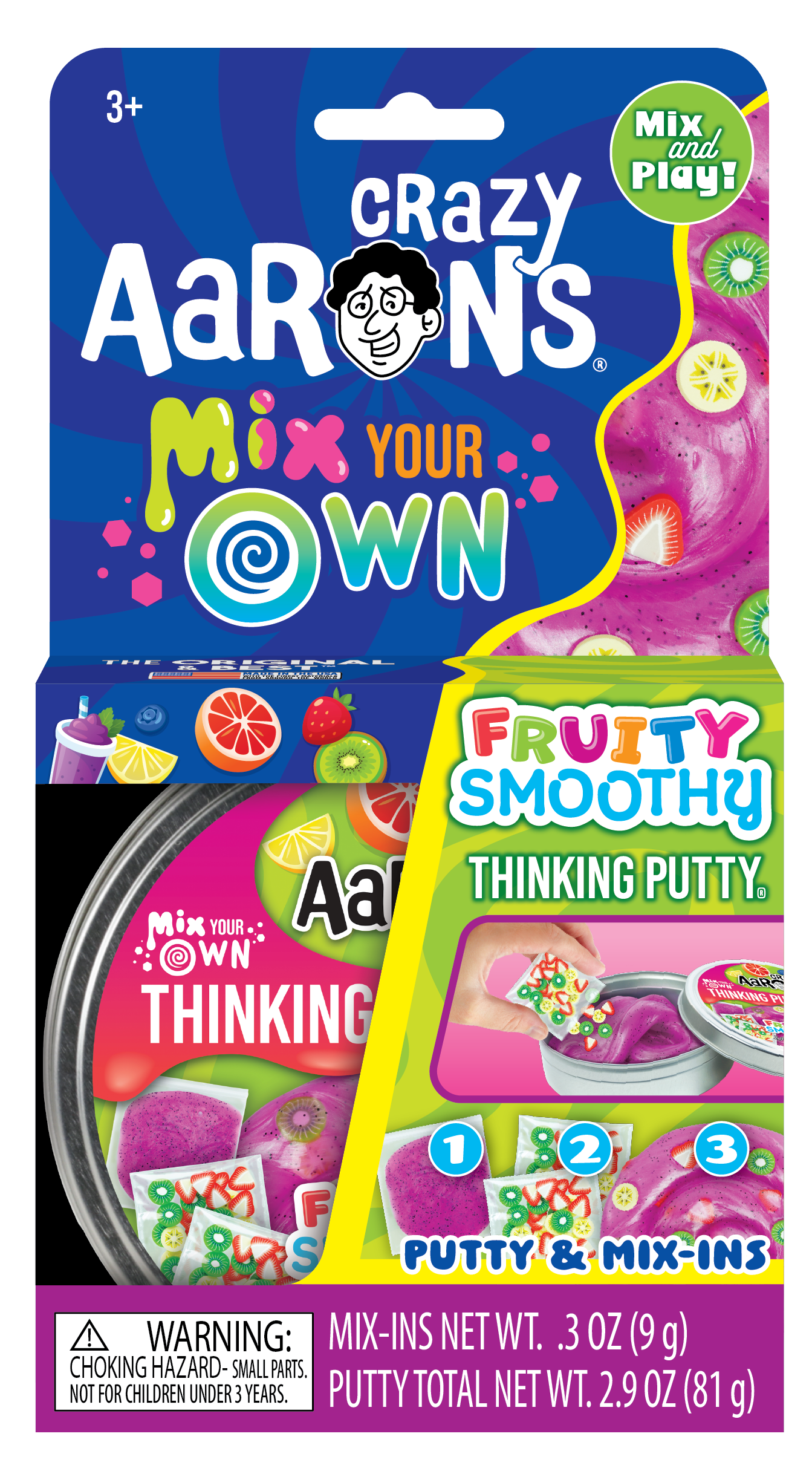 4" Thinking Putty - Fruity Smoothy Mix-It