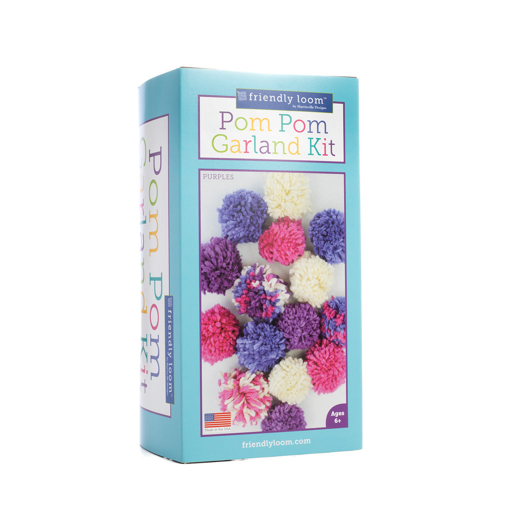 Pom Pom Garland Kit Purple