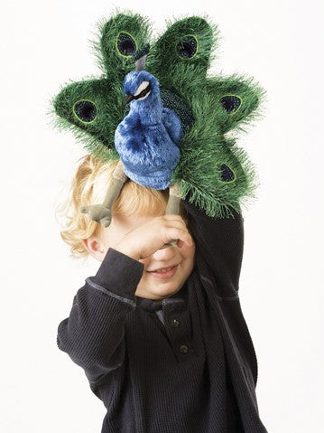 Small Peacock Puppet
