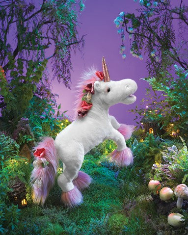 Unicorn Puppet with Music Box
