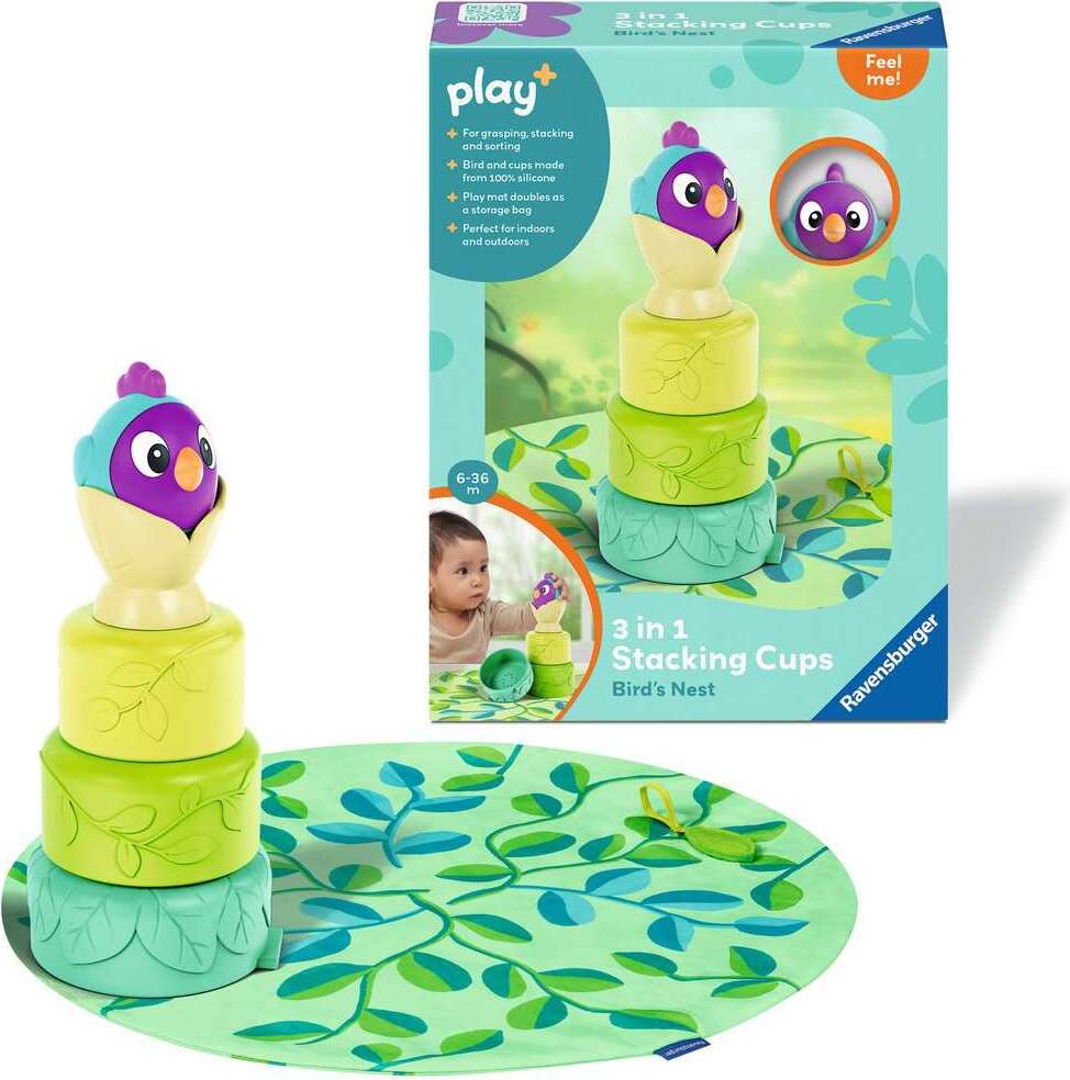 3 in 1 Stacking Cups Bird's Nest
