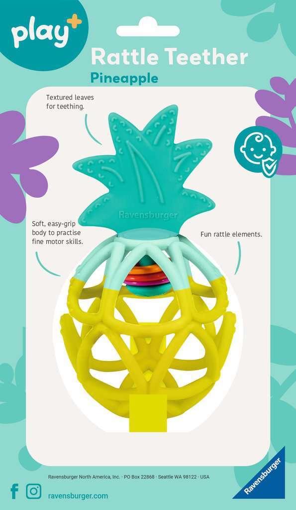 Rattle Teether Pineapple