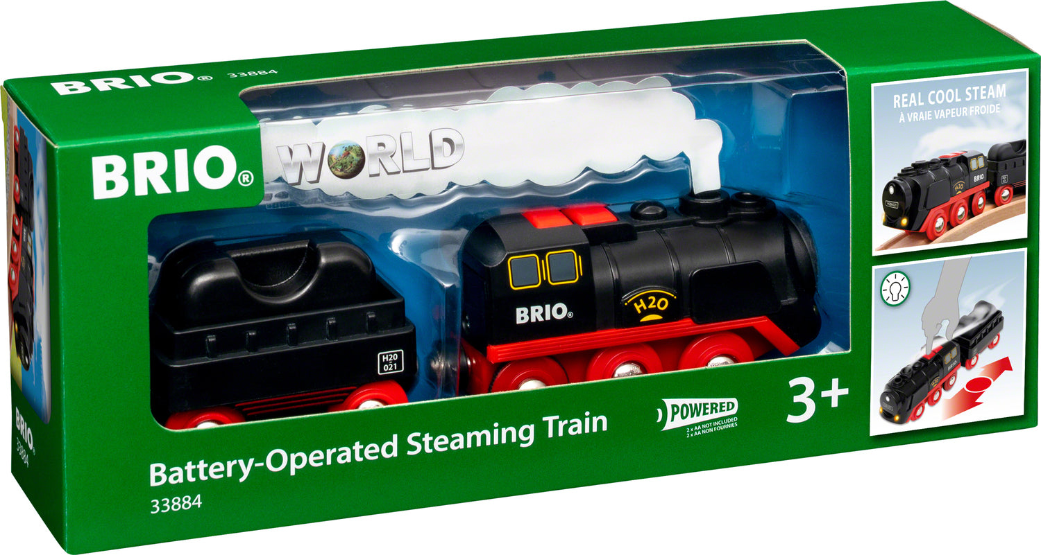 BRIO Battery Operated Steaming Train