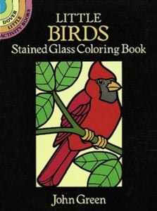 Birds Mini Stainglass Coloring Book