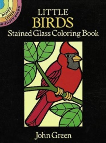 Birds Mini Stainglass Coloring Book