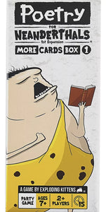 Poetry for Neanderthals More Cards Box 1