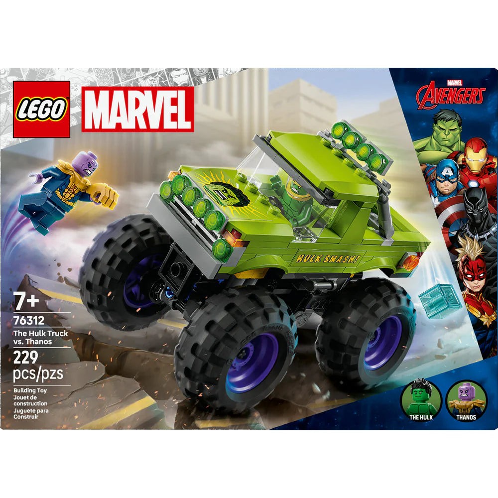 LEGO Marvel The Hulk Truck vs. Thanos
