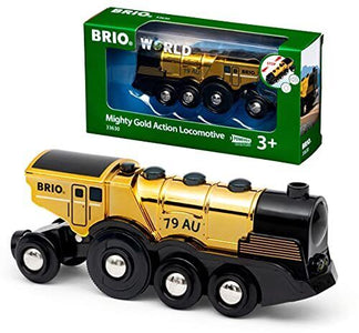 BRIO Mighty Golden Action Locomotive