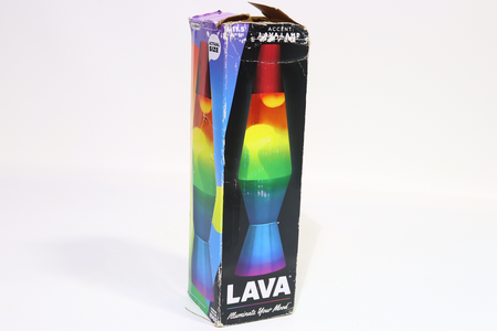Lava Lamp 11.5” - Rainbow