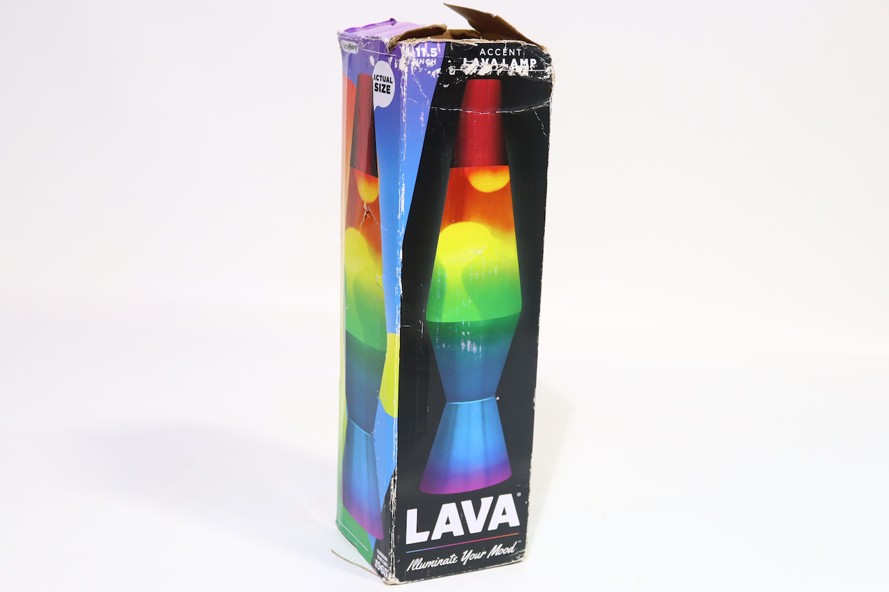 Lava Lamp 11.5” - Rainbow