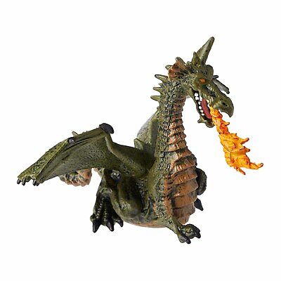 Green Winged Dragon With Flame