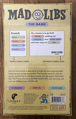 Mad Libs - The Game