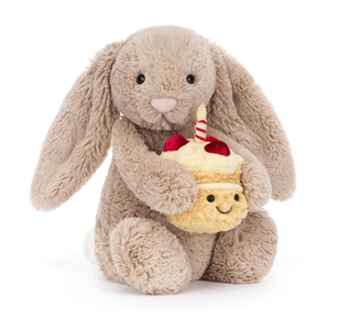 Bashful Beige Bunny 'Birthday'