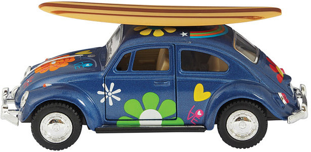 1967 Beetle with Surfboard