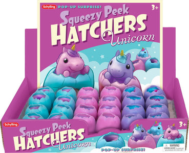 Unicorn Squeezy Peek Hatcher
