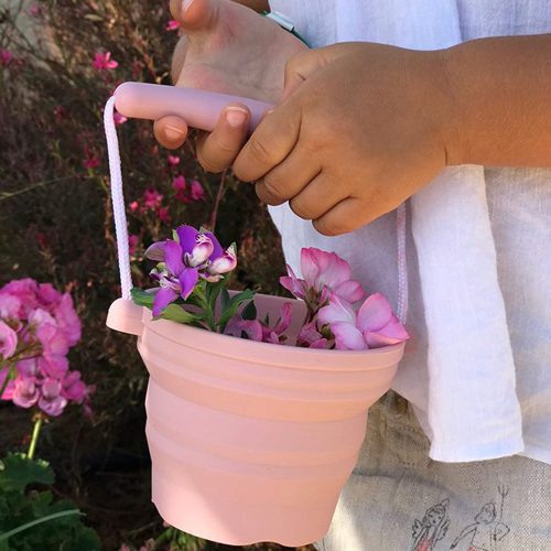 Seedling Pot with Spade - Dusty Rose