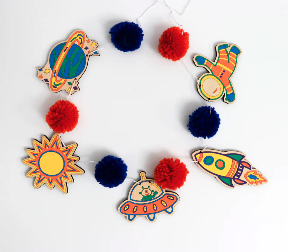 Kids Outer Space DIY Garland
