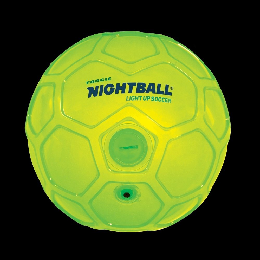 Green Nightball Soccer Ball