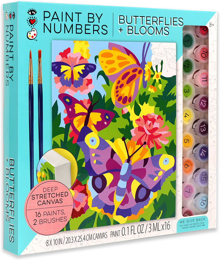 Paint by Numbers - Butterflies & Blooms