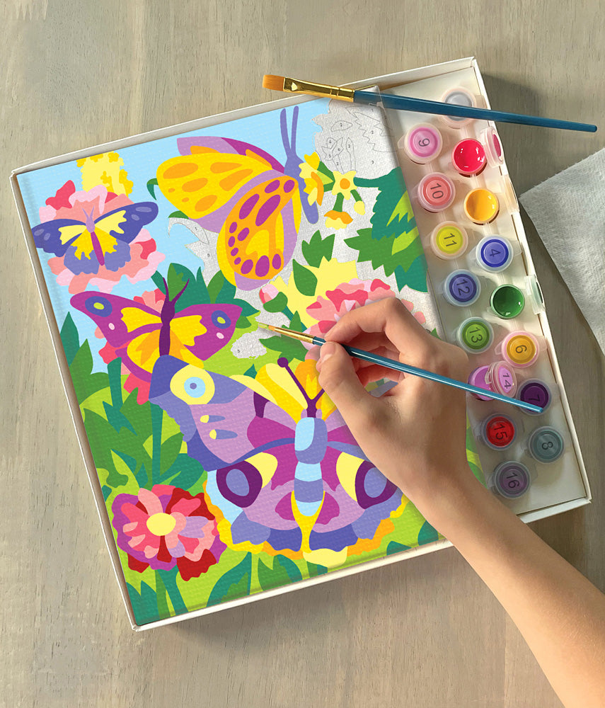 Paint by Numbers - Butterflies & Blooms