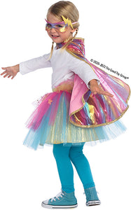 Super Duper Tutu Cape & Mask Pink/Gold