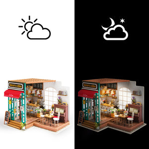 DIY Miniature House Kit - Simon's  Coffee