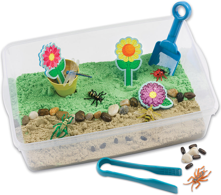 Sensory Bin Garden Critters