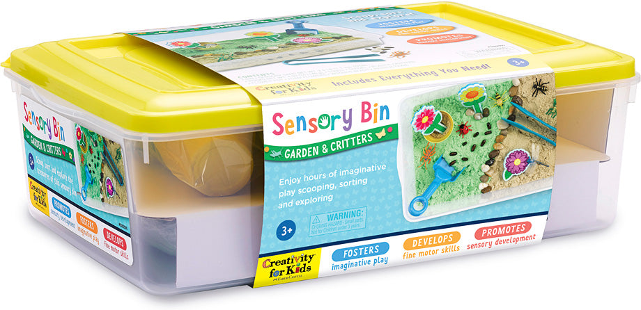 Sensory Bin Garden Critters