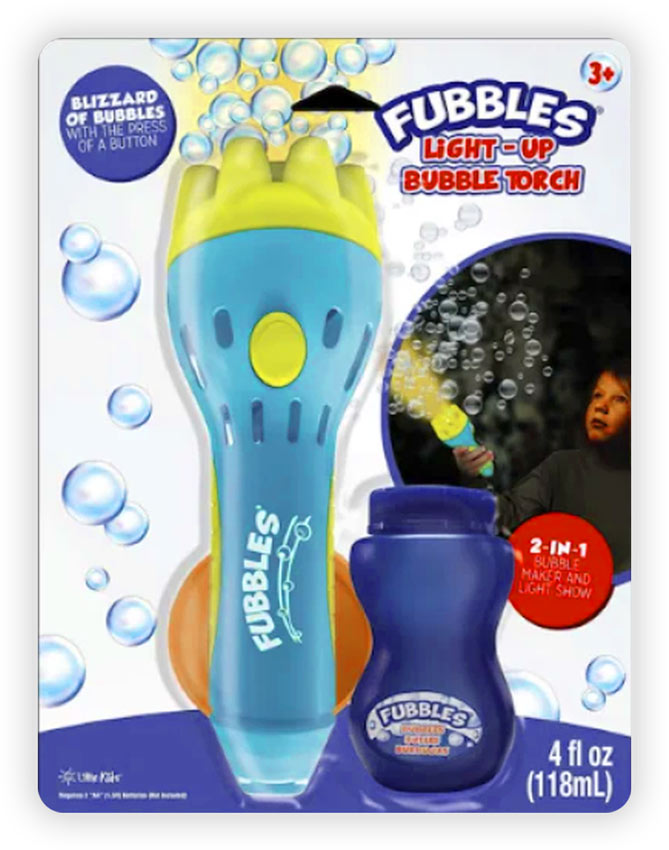 Light Up Bubble Torch