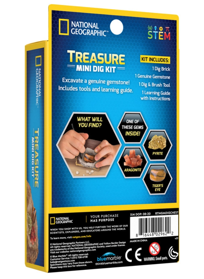 National Geographic Treasure Mini Dig Kit