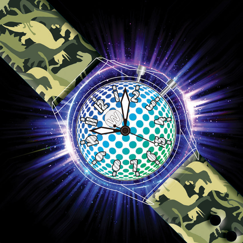 Watchitude Glow Light Up Watch - Dino Camo