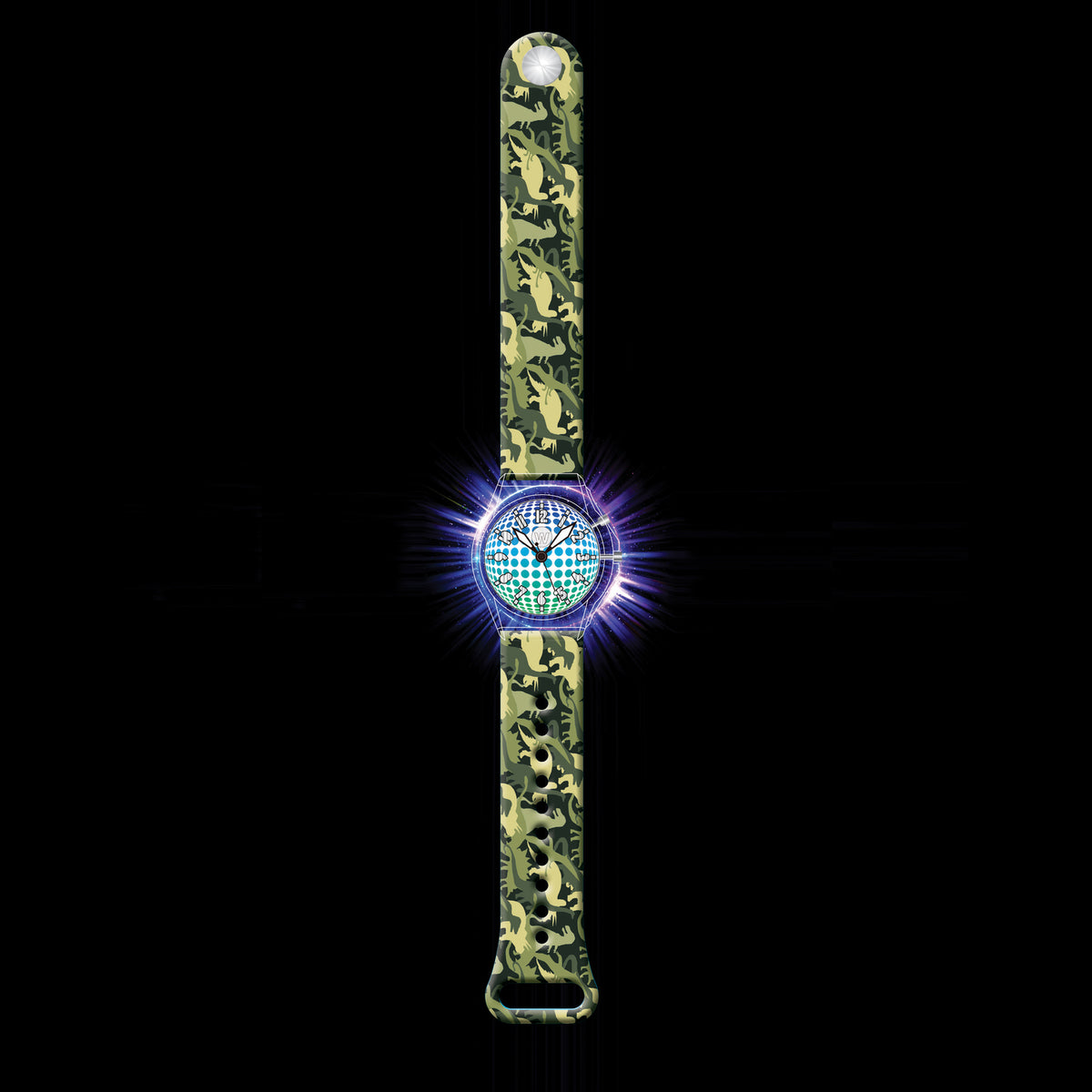 Watchitude Glow Light Up Watch - Dino Camo