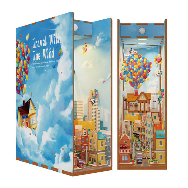 DIY Bookend Puzzle - Travel in the Wind