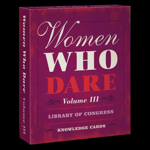 Women Who Dare, Vol. III Knowledge Cards