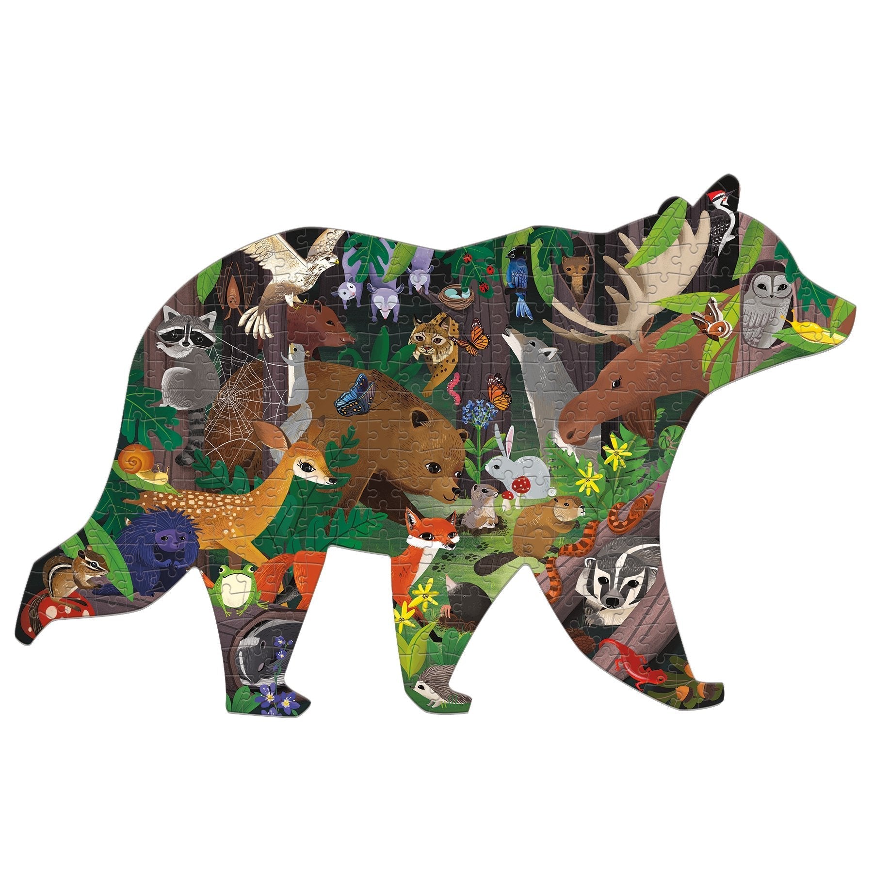 Shaped Scene Woodland Forest 300 pc
