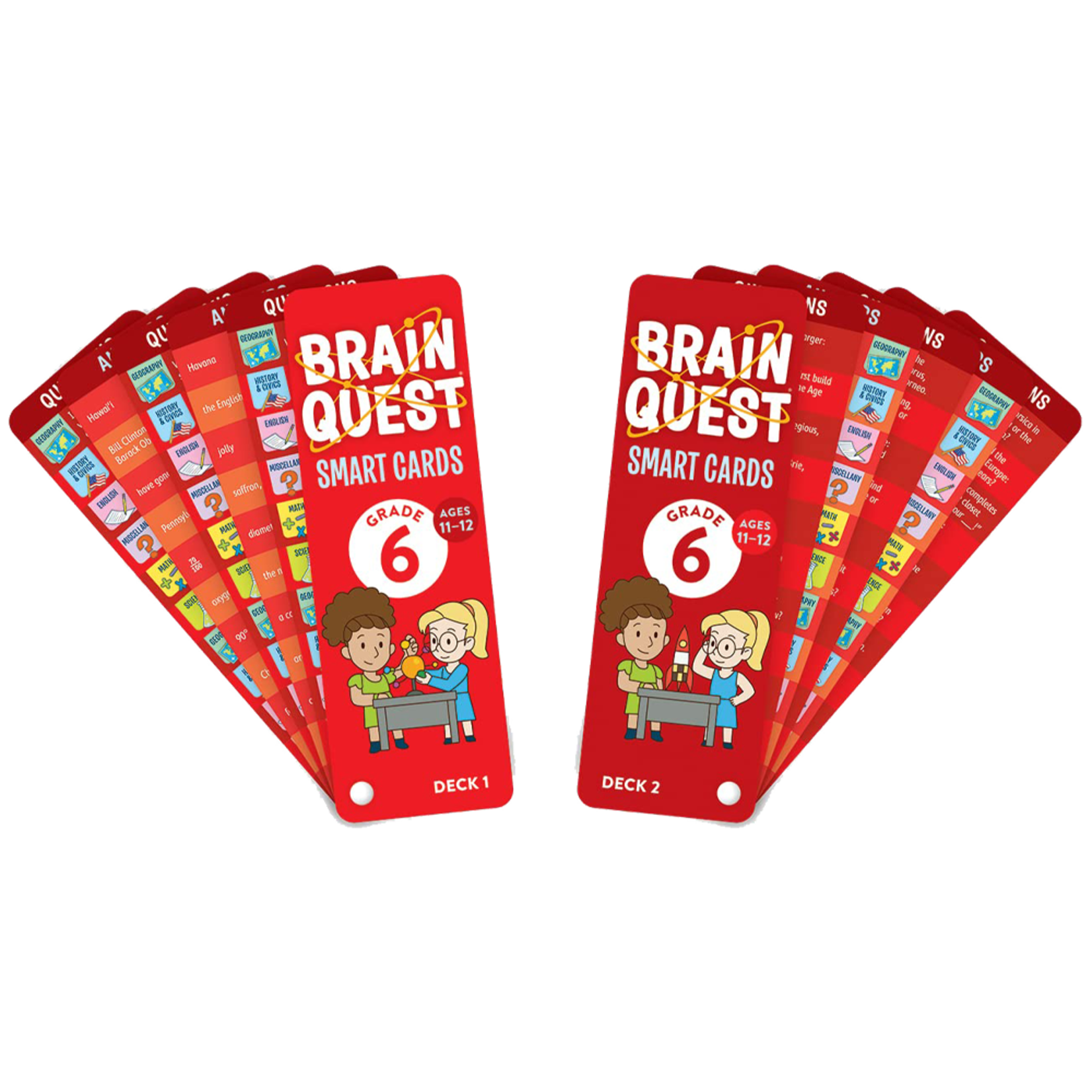 Brain Quest Smart Cards: Grade 6